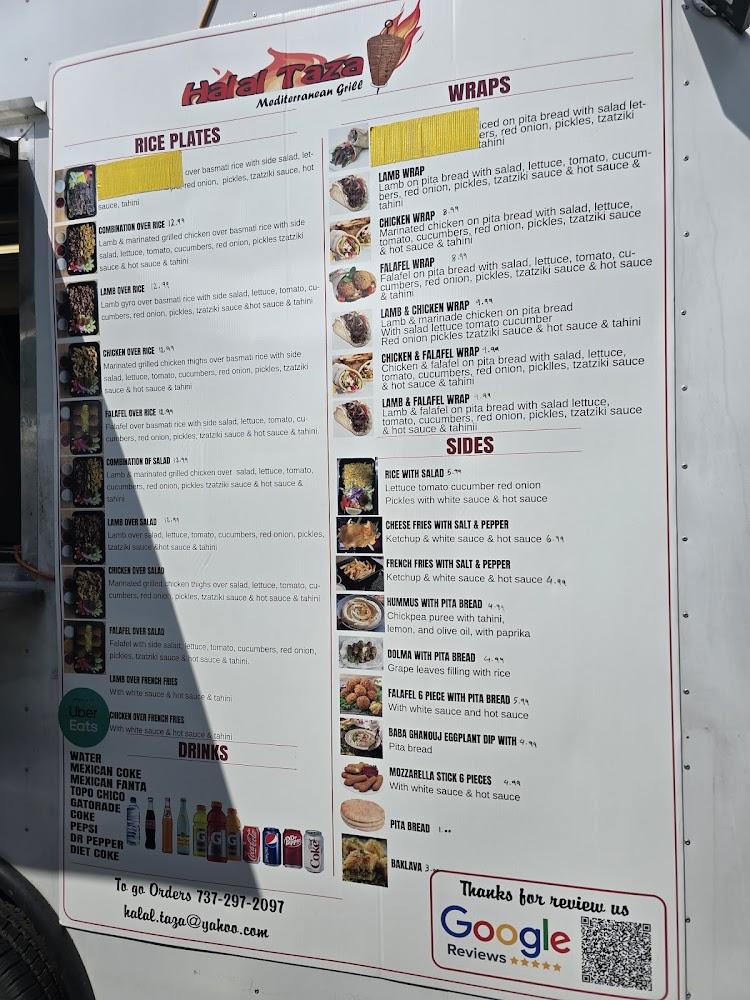 Halal Taza Menu image 1