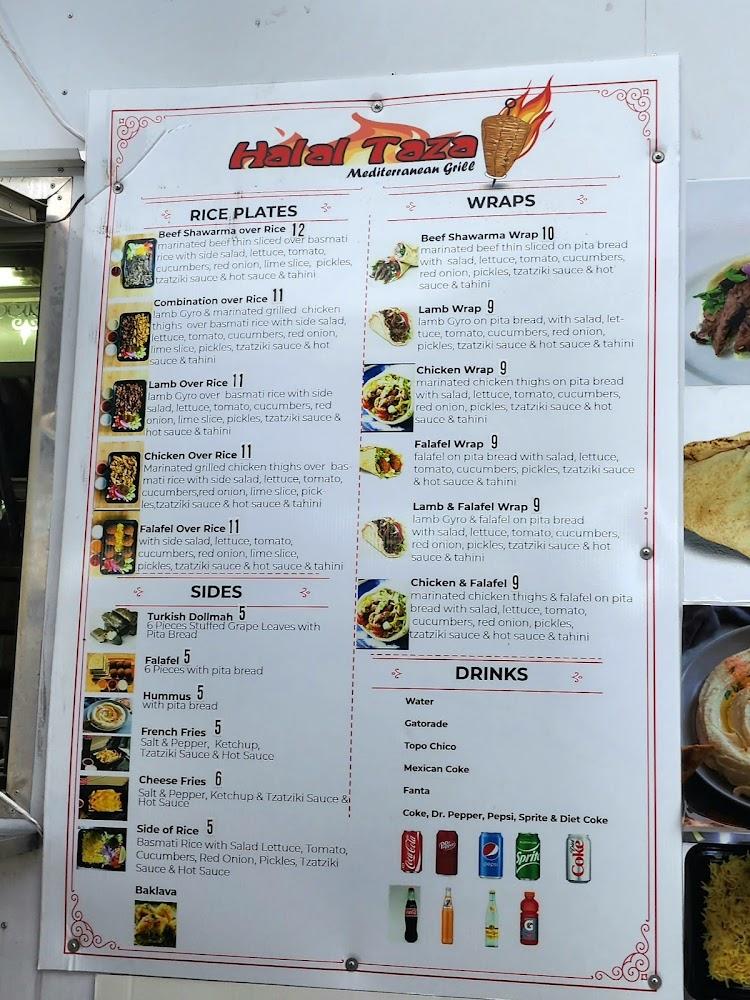 Halal Taza Menu image 3